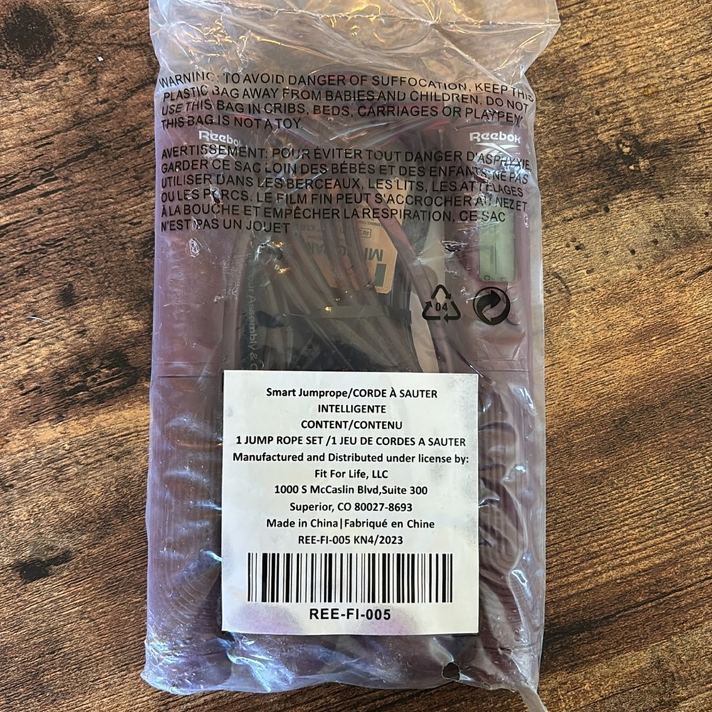 Reebok 2-in-1 Digital Jump Rope - Picture 2 of 2
